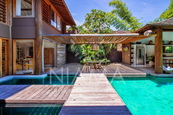 casa de luxo na praia em trancoso